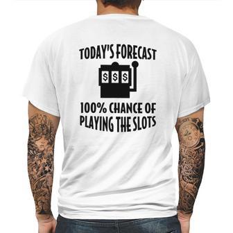 Cass Gambling Forecast Mens Back Print T-shirt | Favorety AU