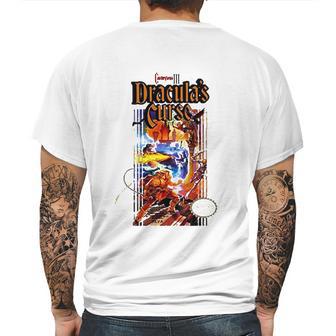 Castlevania 3 Draculas Curse Retro Video Game Mens Back Print T-shirt | Favorety