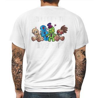 Celebrate Diversity Halloween Voodoo Doll Mens Back Print T-shirt | Favorety