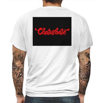 Chaturbate Logo Mens Back Print T-shirt | Favorety AU