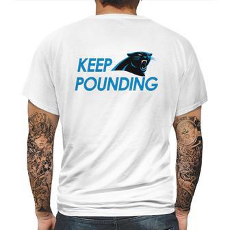 Check Out This Awesome Carolina Panthers Shirts Keep Pounding Mens Back Print T-shirt | Favorety DE