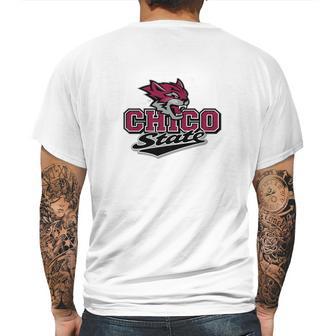 Chico State University Wildcats Ppchi05 Mens Back Print T-shirt | Favorety