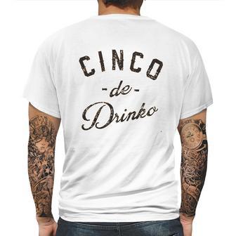 Cinco De Drinko Mens Back Print T-shirt | Favorety CA