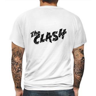 The Clash Band Logo Black Mens Back Print T-shirt | Favorety