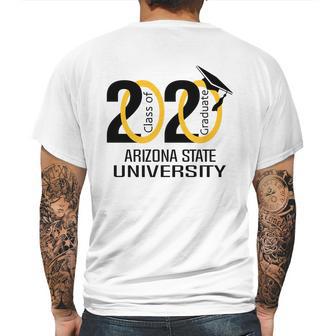 Class Of 2020 Graduation Arizona State University Mens Back Print T-shirt | Favorety