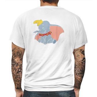 Classic Dumbo Circus Elephant Mens Back Print T-shirt | Favorety CA