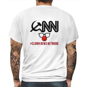 Cnn Clown News Network Mens Back Print T-shirt | Favorety AU