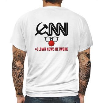 Cnn Clown News Network Funny Political Cool Fake News A Great Novelty Mens Back Print T-shirt | Favorety AU