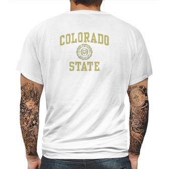 Colorado State Design Mens Back Print T-shirt | Favorety