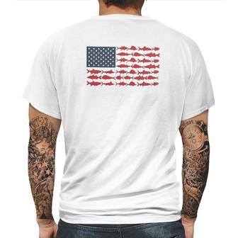 Columbia Pfg Finatic Us Flag Mens Back Print T-shirt | Favorety UK