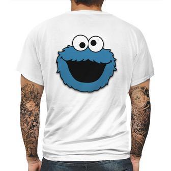 Cookie Monster Cartoon Mens Back Print T-shirt | Favorety CA