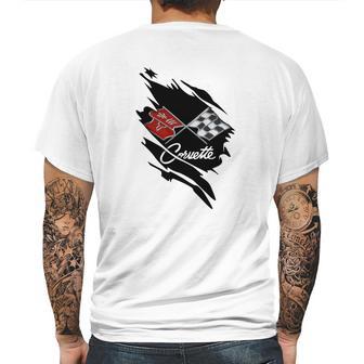 Corvette C3 Ca Mens Back Print T-shirt | Favorety