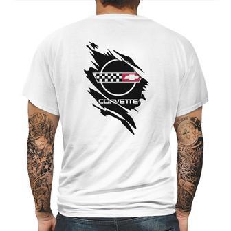 Corvette C4 Ca Mens Back Print T-shirt | Favorety AU