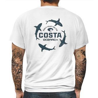 Costa Del Mar Ocearch Circle Shark Mens Back Print T-shirt | Favorety AU