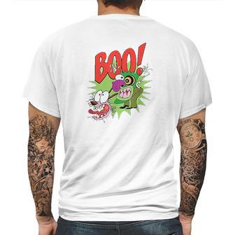 Courage The Cowardly Dog Stupid Dog Mens Back Print T-shirt | Favorety CA