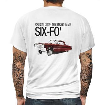 Cruisin Down The Street In My Six-Fo Lowrider Mens Back Print T-shirt | Favorety