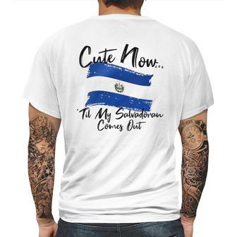 Cute Now Ladies El Salvador Til My Salvadoran Comes Out Mens Back Print T-shirt | Favorety UK