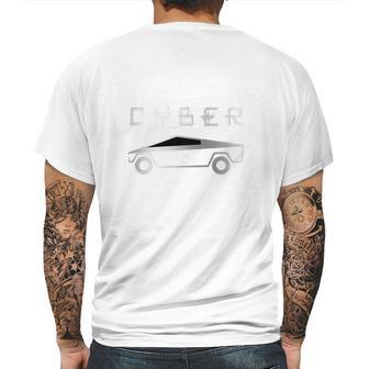 Cybertruck Electric Pick Up Car Mens Back Print T-shirt | Favorety CA