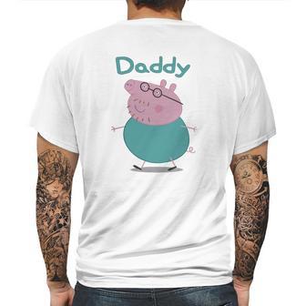 Daddy Pig Fathers Day Funny Mens Back Print T-shirt | Favorety DE