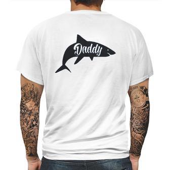 Daddy Shark Cool Best Dad Mens Back Print T-shirt | Favorety UK