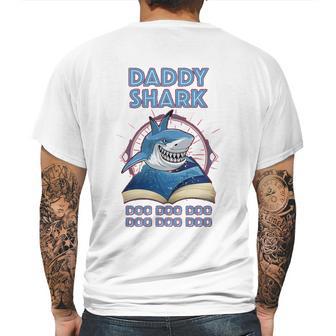 Daddy Shark Reading Book Mens Back Print T-shirt | Favorety DE