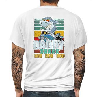 Daddy Shark Like A Trucker Mens Back Print T-shirt | Favorety UK