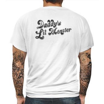 Daddys Lil Monster Gift Dad Birthday Gifts Mens Back Print T-shirt | Favorety DE