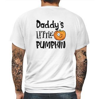 Mens Daddys Little Pumpkin Bdsm Shirt Halloween Gift For Sub Mens Back Print T-shirt | Favorety CA