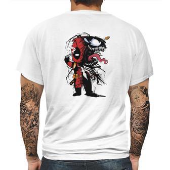 Deadpool Venom Mens Back Print T-shirt | Favorety AU