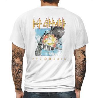 Def Leppard 1977 English Rock Band 80S Heavy Metal Pyromania Mens Back Print T-shirt | Favorety CA