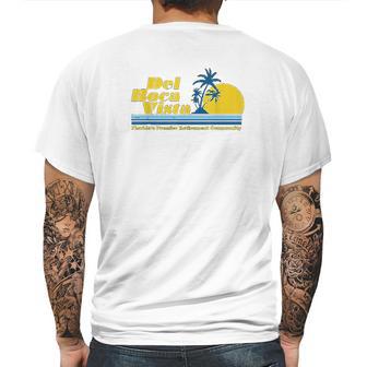 Del Boca Vista Retirement Community Funny Novelty Mens Back Print T-shirt | Favorety UK