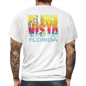 Del Boca Vista Vintage Retro Mens Back Print T-shirt | Favorety