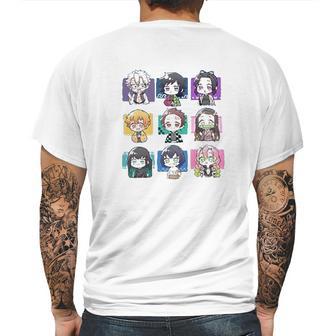 Demon Slayer Giyuu Nezuko Tanjirou Zenitsu Inosuke Rengoku Cosplay Mens Back Print T-shirt | Favorety UK