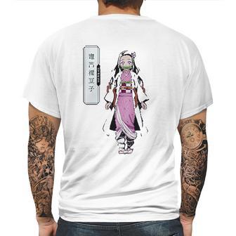 Demon Slayer Nezuko Kimetsu No Yaiba Mens Back Print T-shirt | Favorety UK