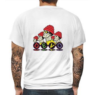 Devo Band Cute Men Music Band Mens Back Print T-shirt | Favorety UK