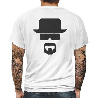 Digital 8 Bit Heisenberg Mens Back Print T-shirt | Favorety DE