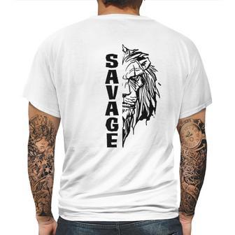 Disney Lion King Live Action Savage Mens Back Print T-shirt | Favorety DE