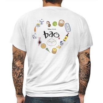 Disney Pixar Bao Ingredients Heart Shaped Graphic Mens Back Print T-shirt | Favorety