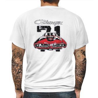 Dodge Charger 71 Mens Back Print T-shirt | Favorety AU