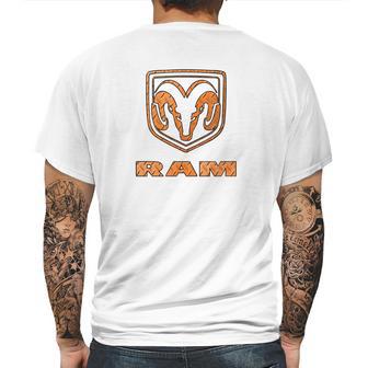 Dodge Ram Trucks Logo Graphic Mens Back Print T-shirt | Favorety DE