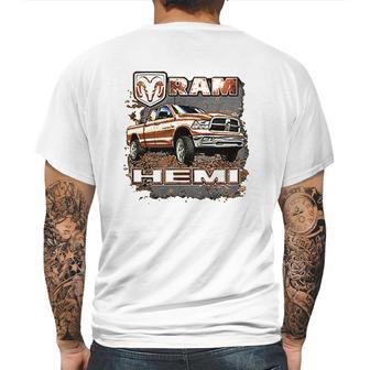 Dodge Truck Offroad Licensed Mens Back Print T-shirt | Favorety UK