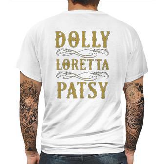 Dolly Loretta Patsy Mens Back Print T-shirt | Favorety AU