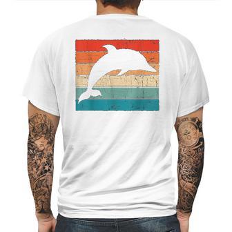 Dolphin Retro Vintage Mens Back Print T-shirt | Favorety DE