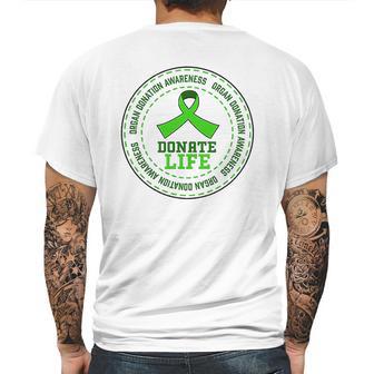 Donate Life Organ Donation Awareness Mens Back Print T-shirt | Favorety CA