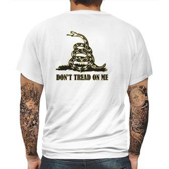 Dont Tread On Me Party Mens Back Print T-shirt | Favorety