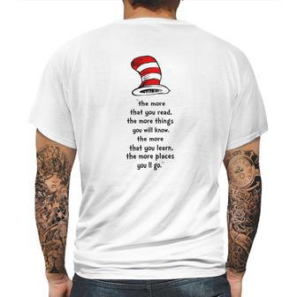 Dr Seuss Day Kids Mens Back Print T-shirt | Favorety CA