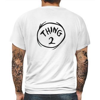 Dr Seuss Thing 2 Emblem Color Option Mens Back Print T-shirt | Favorety DE