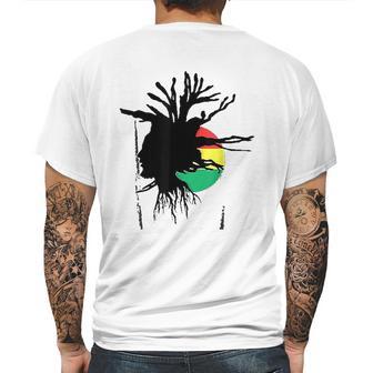 Dreads Ethiopian Flag Mens Back Print T-shirt | Favorety DE