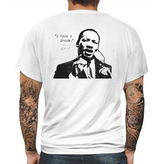 I Have A Dream Martin Luther King Jr Mens Back Print T-shirt | Favorety DE