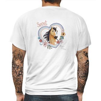 Dreamworks Spirit Riding Free Dreams Mens Back Print T-shirt | Favorety